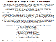 Tablet Screenshot of henryclaydean.com